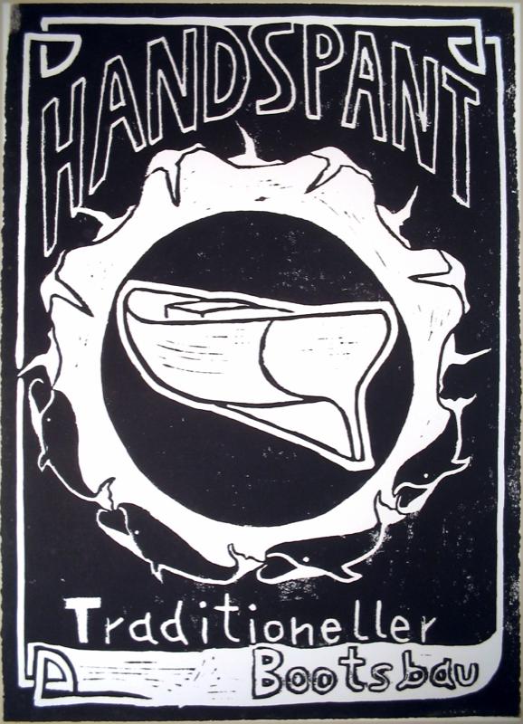 Linoldruck „Handspant“
