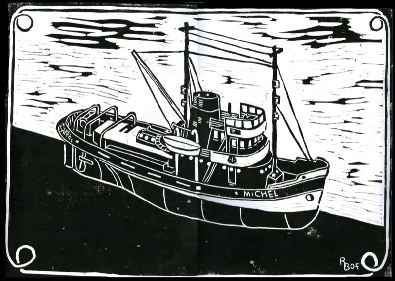 Linoldruck „Michel“